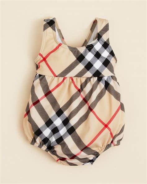 burberry baby girl outfits|Burberry baby swimsuit.